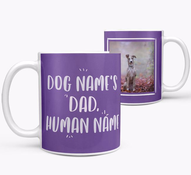 '{dogsName}'s Dad' - Personalised {breedFullName} Mug